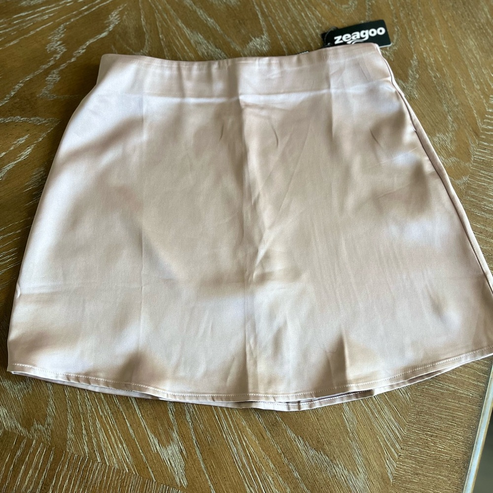 Zeagoo Women's Mini Skirt in Light Pink